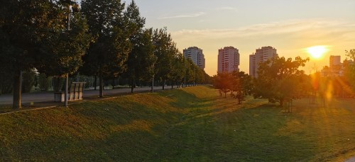 9 - 40 - Ermanno Trapanese - parco Verga al tramonto